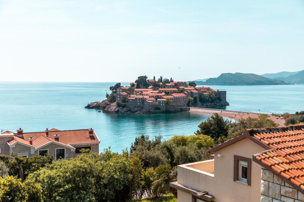 Sun Rose Apartments Sveti Stefan Εξωτερικό φωτογραφία