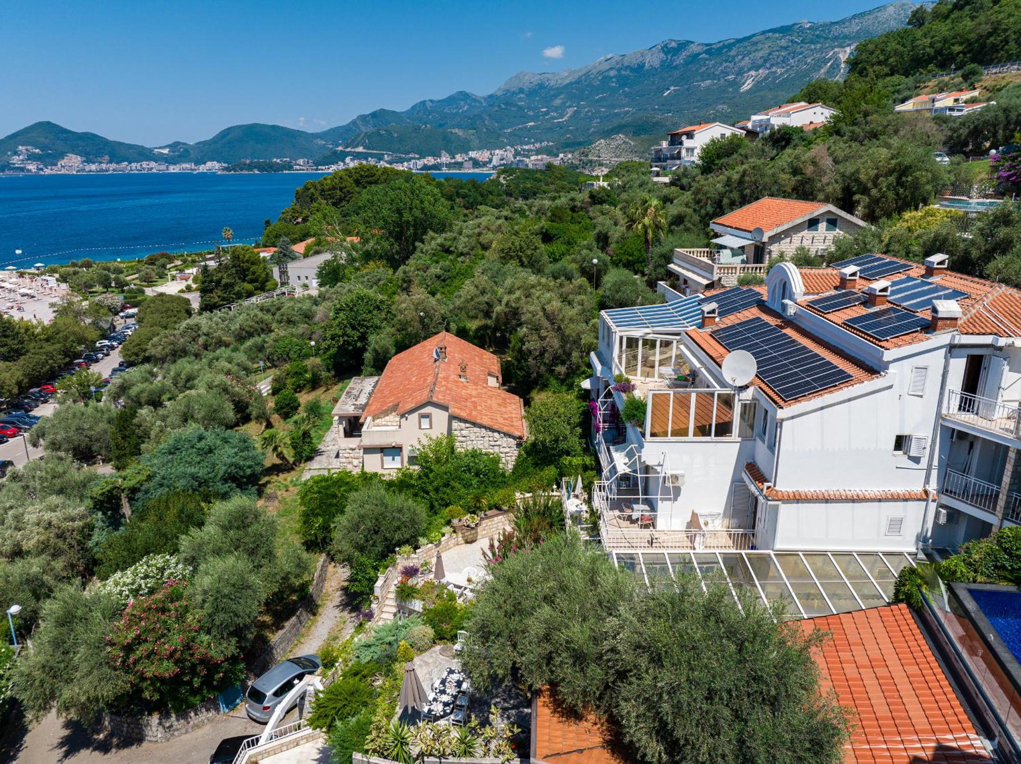 Sun Rose Apartments Sveti Stefan Εξωτερικό φωτογραφία